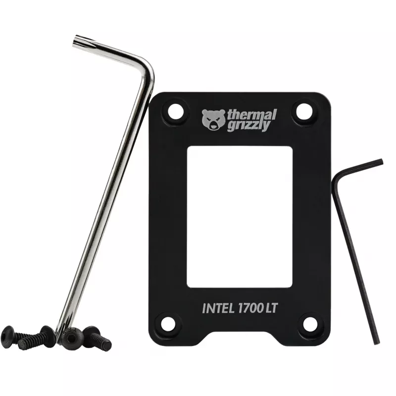 Thermal Grizzly CPU Contact Frame Intel 1700 LT — moldura de montagem para Intel LGA 1700