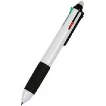 Caneta esferográfica WEDO caneta esferográfica de quatro cores 2564400 — apagável branca com borracha