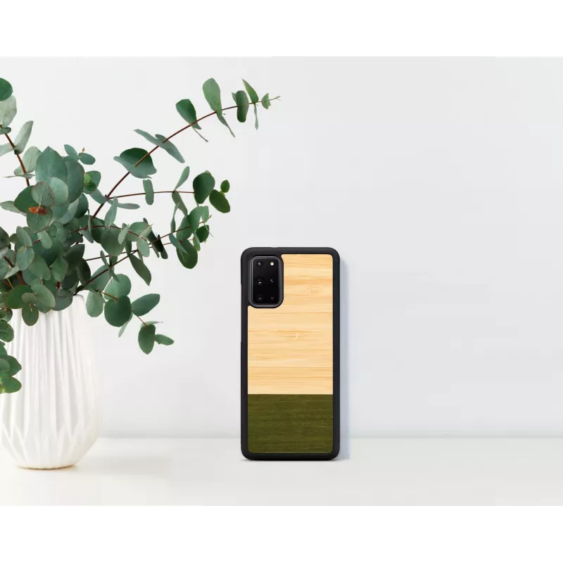 Capa para telemóvel Man and Wood para Samsung Galaxy S20+ – bambu, forest preto