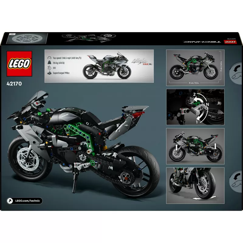 LEGO Technic Kawasaki Ninja H2R 42170 mota