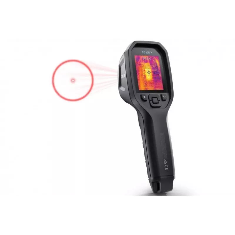 FLIR TG165-X MSX câmara térmica -25 a +300 °C 80 x 60 píxeis 8,7 Hz MSX®, luz LED integrada, câmara digital