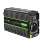 Adaptador/inversor de alimentação para automóvel Qoltec Monolith 600 W preto