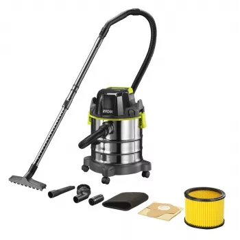 Aspirador RYOBI R18WDV-0 18V One+ preto, verde