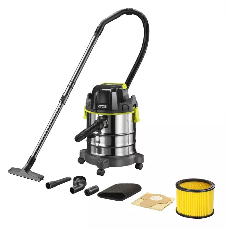 Aspirador RYOBI R18WDV-0 18V One+ preto, verde