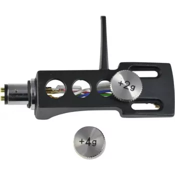 Headshell Omnitronic 10605263 com contrapesos removíveis, preto