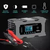 Carregador QOLTEC 52493 12V 10A com função de reparação para baterias AGM