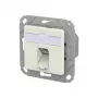 METZ CONNECT tomada de ligação E-DAT C6A LSA++ 1 porta UPk branco puro