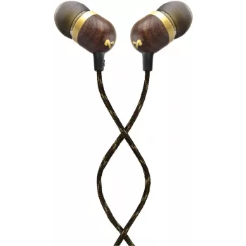 Auscultadores Marley Smile Jamaica, intra-auriculares, com fios, microfone, latão | Marley | Auscultadores | Smile Jamaica