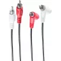 Cabo de áudio ShiverPeaks BS40121 0,5 m 2 x RCA Preto