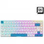 Teclado Sharkoon SKILLER SGK50 S3 PBT gaming USB QWERTZ alemão branco