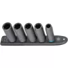 Conjunto de chaves de caixa de impacto Hazet 900Slg-SR/5, chaves de caixa sextavadas 5 peças, tamanhos SW 13–SW 24
