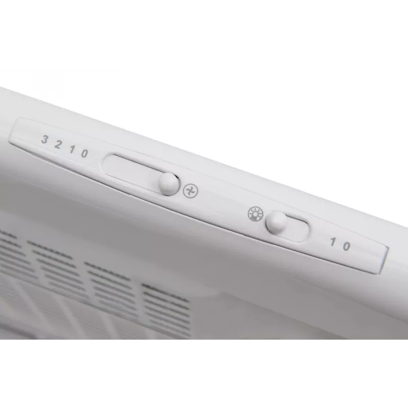 Exaustor tradicional Amica OSC6112W, capacidade de extração 184 m³/h, 1 motor, 60 cm, branco