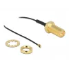 Cabo de antena DeLOCK conector fêmea RP-SMA montagem em painel para ficha I-PEX MHF4 0,81 35 cm