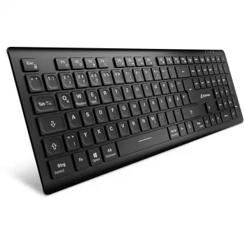 Sharkoon OfficePal K30W preto layout DE Rubberdome