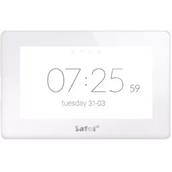 Painel de controlo com ecrã tátil Satel INTEGRA INT-TSH2-W