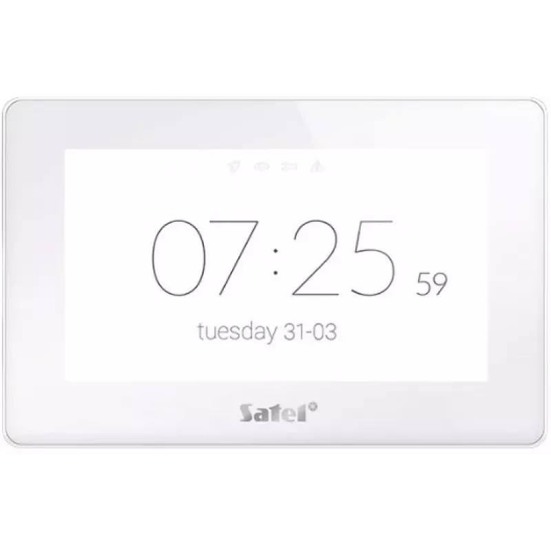 Painel de controlo com ecrã tátil Satel INTEGRA INT-TSH2-W
