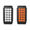 Logilink - Powerbank solar - Lanterna - Li-Pol - 10000 mAh - 18 Watt - 3 A - PD 2.0, QC 3.0, Ultra Fast Charge - 2 portas de saída (USB Type-A, USB-C de 24 pinos) - no cabo: USB (PA027