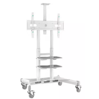Suporte de TV ONKRON TS1881-W para televisores de 50–86 polegadas, branco, suporte universal autónomo