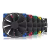 Noctua NF-A20 PWM chromax.black.swap ventoinha de caixa, 200 mm, 350–800 rpm, 18,1 dB, rolamento SSO2, preto