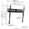Vogels | Suporte de parede | MA3010-A1 | Inclinável | 32-55 polegadas | Capacidade máxima 40 kg | preto