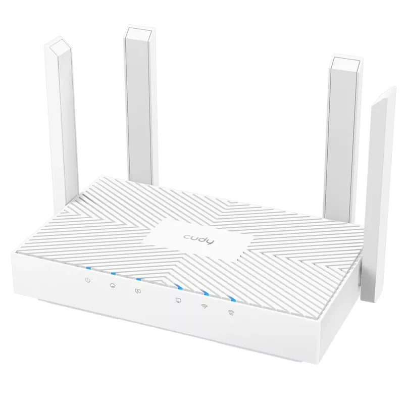 Router Cudy WR1300E Wi-Fi 5 dual band (802.11ac), 1167 Mbit/s, 4 antenas externas, Gigabit Ethernet