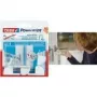 Crochets muraux adhésifs Tesa Powerstrips 58047, marron, pack de 4