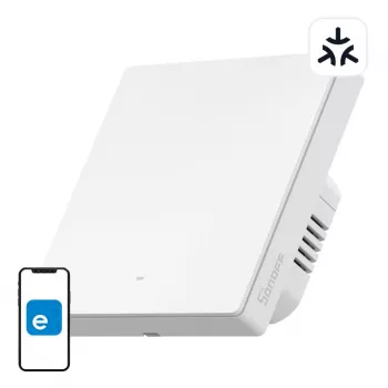 Interruptor de parede inteligente Wi‑Fi Sonoff M5-1C-86W 1 canal para controlo de circuito único