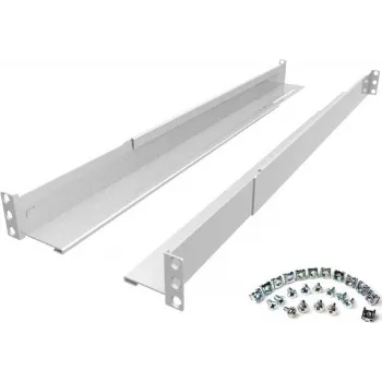 ROLINE Kit de calhas de montagem em rack 19 polegadas 1/2/3 U 60-90 cm, alumínio anodizado (19.40.2165)