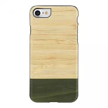 Capa para telemóvel man and wood para iPhone 7/8 – Bambuswald preto