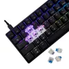 Teclado mecânico White Shark Shinobi-2 Blue Switch preto layout US