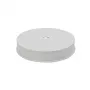 Suporte rotativo elétrico de 360° com iluminação LED, redondo 30 cm, branco