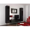 Armário fechado Cama VIGO '180' 180/40/30 preto/preto brilhante