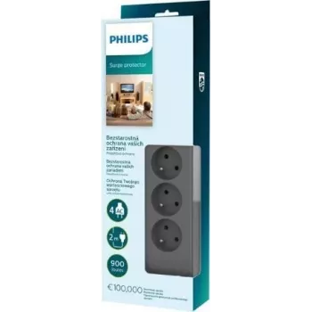 Proteção contra sobretensões Philips SPN3140A/60 — 14 tomadas, 60 Hz