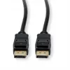 Cabo de ligação DisplayPort Value ficha macho DisplayPort, ficha macho DisplayPort 1,50 m preto 11.99.5798 blindado