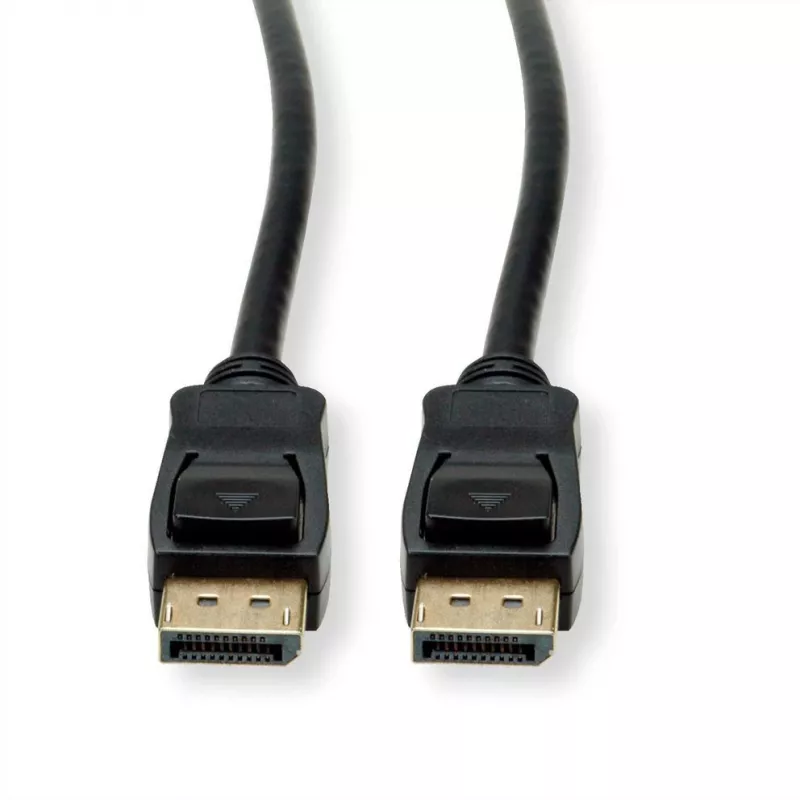 Cabo de ligação DisplayPort Value ficha macho DisplayPort, ficha macho DisplayPort 1,50 m preto 11.99.5798 blindado