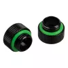 Bitspower Touchaqua TA-F40-GB adaptador reto, G1/4 polegada macho – G1/4 polegada fêmea, preto (2 un.)