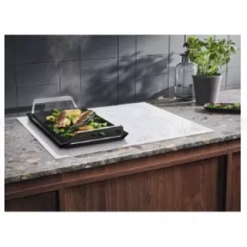 Placa de indução de encastrar Electrolux LIV63431BW branca, 59 cm, 4 zonas