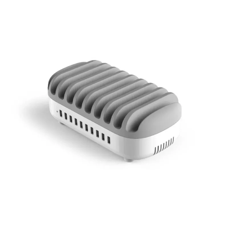 Compulocks estação de carregamento USB de 10 portas com ficha UK - Estação de carregamento - 120 Watt - 2,4 A - 10 portas de saída (USB) - Reino Unido