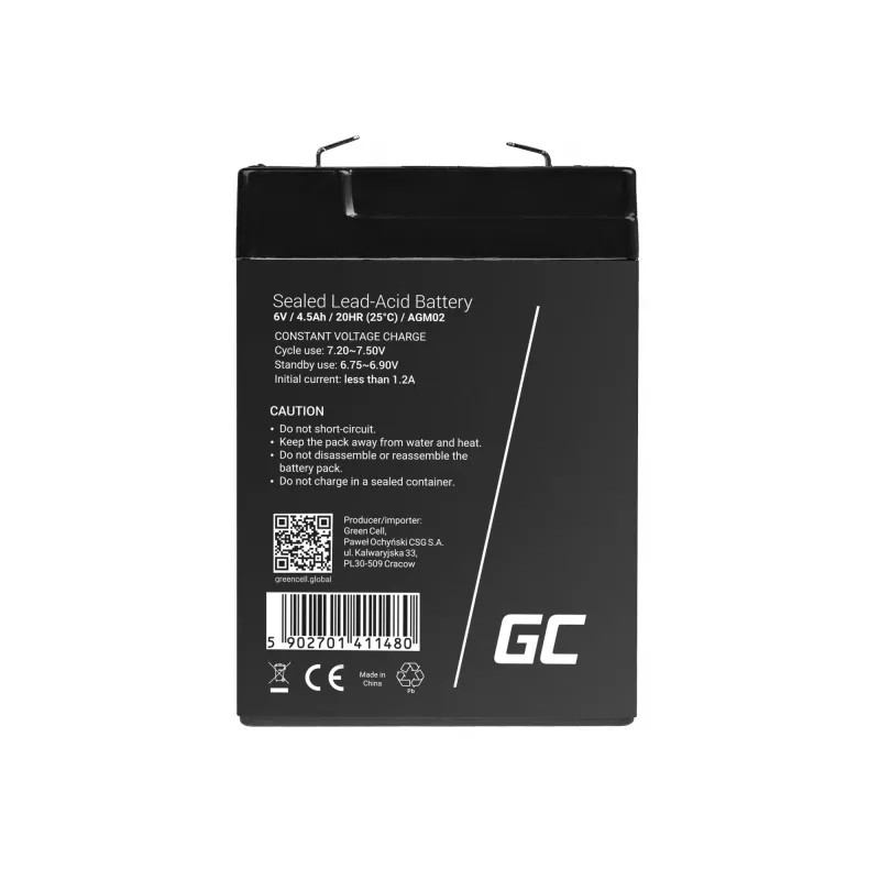 Bateria UPS Green Cell AGM02 – chumbo-ácido selada (VRLA) substituta para sistemas UPS