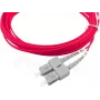 Cabo de patch de fibra ótica CBO SFP3233FU5MK 5 m OM4 SC para ST multimodo turquesa-violeta
