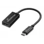 Conversor de áudio e vídeo USB Type-C para HDMI MediaRange MRCS234, 20 cm, preto