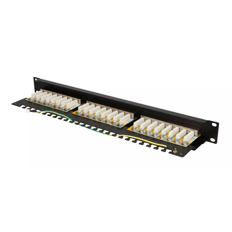 Patch panel Extralink CAT5E STP V2 24 portas