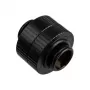 Extensão EK Water Blocks EK-Quantum Torque G1/4 polegadas reta MM 14 - rotativa, preta