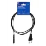 Cabo de alimentação Savio CL-100 preto 1,8 m IEC tipo E (3,4 mm, 3,1 mm) IEC C7