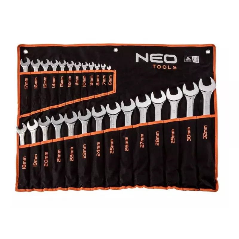Neo Tools chaves de parafusos 6-32 mm, conjunto de 26 peças
