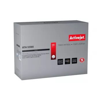 Toner Activejet ATH-55NX (substituto do HP 55X CE255X, Canon CRG-724H; Supreme; 12500 páginas; preto)