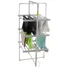Estendal elétrico dobrável Adler AD 7829 — 300 W, 148×52×90 cm, branco, autónomo