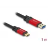 Cabo USB DeLOCK 80617 1m USB Type-A para Type-C 10 Gbit/s