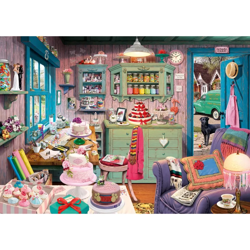 Schmidt Spiele 59653 Steve Read: Secret Puzzles - Großmutters Stube puzzle, 1000 peças, a partir dos 12 anos
