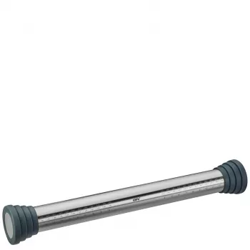 GEFU Rego Tapete de cozinha em silicone e aço inoxidável 397×55×55 mm, superfície lisa